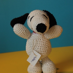 Snoopy amigurumi figura, Játék & Sport, Plüssállat & Játékfigura, Kutya, Horgolás, MESKA