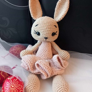 Amigurumi nyuszi , Játék & Sport, Plüssállat & Játékfigura, Nyuszi, Horgolás, Varrás, MESKA