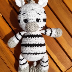 Amigurumi zebra, Játék & Sport, Plüssállat & Játékfigura, Más figura, Horgolás, Varrás, MESKA