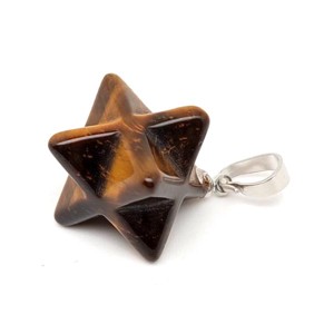 Merkaba medál Tigrisszem 2x2cm, Ékszer, Nyaklánc, Medál, , MESKA