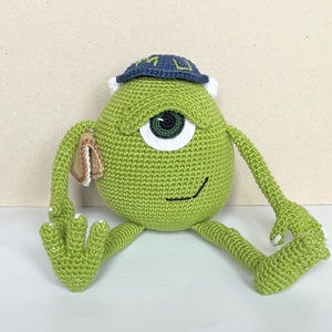 Horgolt Mike Wazovski - Meska.hu