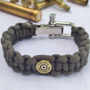 7 mm , 1-Lövetű Töltény paracord karkötő, Vadászékszer, Ékszer, Karkötő, Fonott karkötő, Csomózás, Ékszerkészítés, MESKA