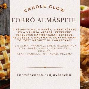 Forró almáspite illatviasz szójaviaszból 100g - otthon & életmód - gyertya, illat, aroma - illatviasz - Meska.hu