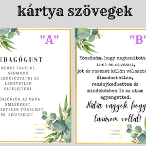 Pedagógus Ballagási ajándék választható kísérőkártyával és medálokkal - táska & tok - kulcstartó & táskadísz - kulcstartó - Meska.hu