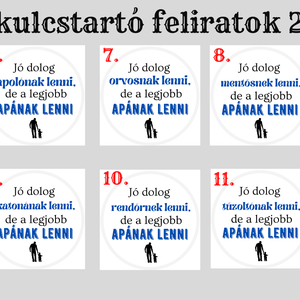 Legjobb Apának lenni kulcstartó- 16 féle szakmával - táska & tok - kulcstartó & táskadísz - kulcstartó - Meska.hu