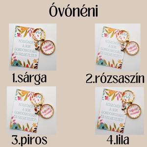 Tanár,óvónéni,dadus ballagási kis tulipános kulcstartó - táska & tok - kulcstartó & táskadísz - kulcstartó - Meska.hu