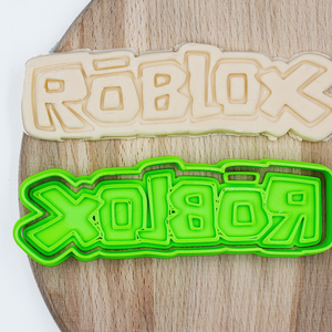 Roblox Felirat Logó Sütikiszúró Gamer Sütemény Nyomó Süti Forma Játékosoknak Mobil Játék, Otthon & Lakás, Konyhafelszerelés, tálalás, Sütés, főzés, Sütikiszúró, , MESKA