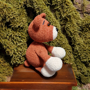 Amigurumi technikával kézzel horgolt Mackó  - játék & sport - plüssállat & játékfigura - maci - Meska.hu