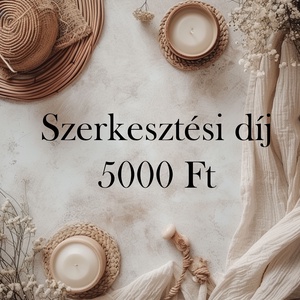 Szerkesztési díj (5000 Ft), Esküvő, Esküvői szett, Papírművészet, MESKA