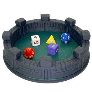 Dobótálca fantasy kőfal utánzattal  / Dice Tray, Játék & Sport, Táblajáték és Kártyajáték, Társasjátékok, , MESKA