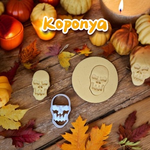 Koponya sütikiszúró, Otthon & Életmód, Dekoráció, Halloween, Halloweeni sütikiszúrók, Mindenmás, MESKA