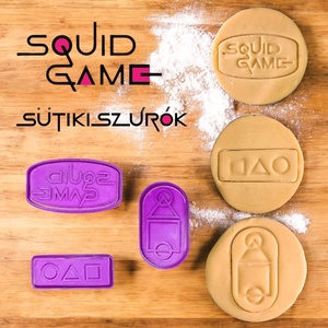 Squid Game szimbólumos sütikiszúrók  Egyedi design, Otthon & Életmód, Konyhafelszerelés, tálalás, Sütés, főzés, Sütikiszúró, Mindenmás, MESKA