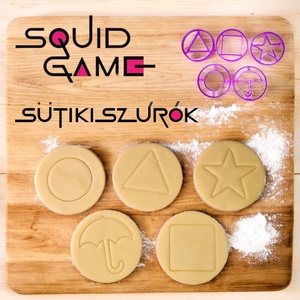 Squid Game Sütikiszúró Szett  Cukorka kihívás formák - Meska.hu