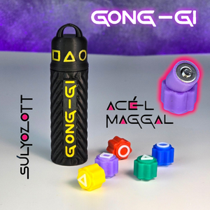 Súlyozott Gong-gi - Squid Game inspirálta dél-koreai játék (acél maggal) - Meska.hu