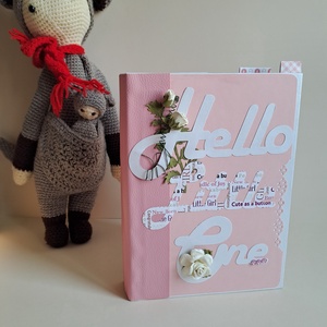 Hello Little One -Baba fényképalbum- Baby Scrapbook  - Meska.hu