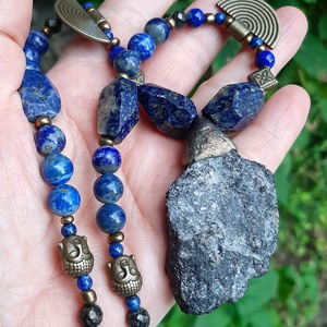 Lapis lazuli nyakék - Meska.hu