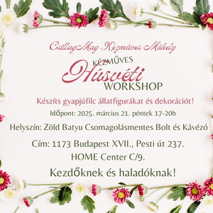 KÉZMŰVES HÚSVÉTI WORKSHOP - KÉSZÍTS GYAPJÚFILC ÁLLATFIGURÁKAT VAGY HÚSVÉTI DEKORÁCIÓT!  - Meska.hu