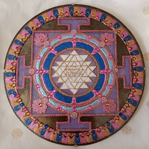 Sri Yantra Mandala - otthon & életmód - dekoráció - spiritualitás - mandala - Meska.hu