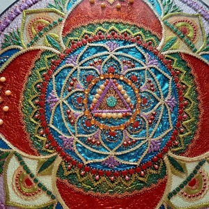 Gyökércsakra Mandala - otthon & lakás - dekoráció - spiritualitás - mandala - Meska.hu