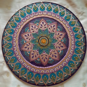 Virág Mandala - otthon & lakás - dekoráció - spiritualitás - mandala - Meska.hu