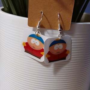 LAMIFÜLI - South Park -Cartman, Stan / 2 pár - ékszer - fülbevaló - lógó fülbevaló - Meska.hu