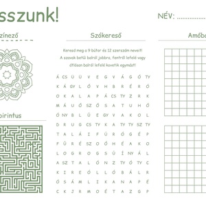 Tányéralátét - játék & sport - készségfejlesztő és logikai játék - logikai játékok - Meska.hu