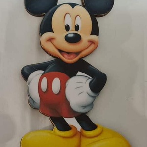 Mickey egérfigurák  faból, Karácsony, Karácsonyi lakásdekoráció, Karácsonyfadíszek, Decoupage, transzfer és szalvétatechnika, Fotó, grafika, rajz, illusztráció, MESKA