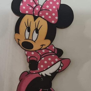 Mickey egérfigurák  faból, Karácsony, Karácsonyi lakásdekoráció, Karácsonyfadíszek, Decoupage, transzfer és szalvétatechnika, Fotó, grafika, rajz, illusztráció, MESKA