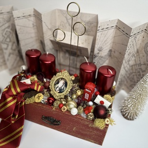 Harry Potter asztaldísz - karácsony - adventi díszek - adventi asztaldísz - Meska.hu