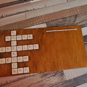 Képtartó scrabble betűkkel - otthon & életmód - dekoráció - kép & falikép - táblakép - Meska.hu