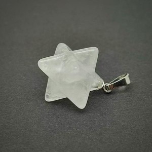 Merkaba medál Hegyikristály 2x2cm, Ékszer, Nyaklánc, Medál, , MESKA