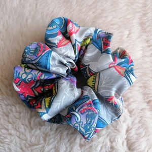 Mandala mintás scrunchie - textil hajgumi, Ruha & Divat, Hajdísz & Hajcsat, Hajgumi, Varrás, MESKA