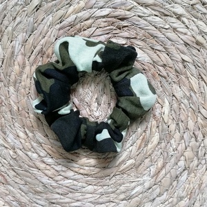 Terepmintás scrunchie - textil hajgumi, Ruha & Divat, Hajdísz & Hajcsat, Hajgumi, Varrás, MESKA