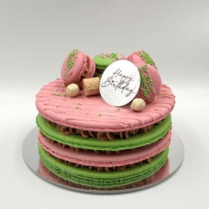 Háromszintes óriás MACARON torta  - Meska.hu