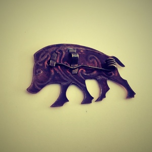 Kelta vadkan (boar) amulett - ékszer - nyaklánc - medál - Meska.hu