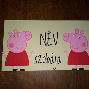 Névtábla ajtóra - otthon & életmód - babaszoba, gyerekszoba - gyerek névtábla - Meska.hu