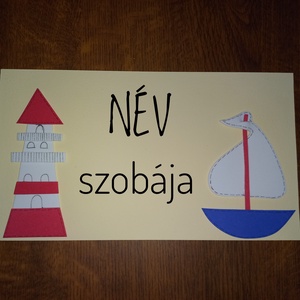 Névtábla ajtóra - otthon & életmód - babaszoba, gyerekszoba - gyerek névtábla - Meska.hu