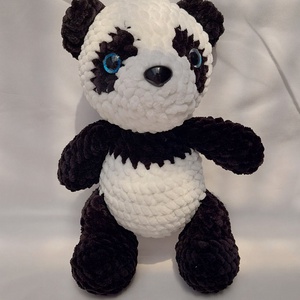 Horgolt panda figura, Játék & Sport, Plüssállat & Játékfigura, Más figura, Horgolás, MESKA