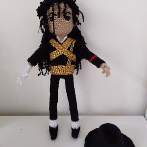 Horgolt Michael Jackson baba  - Meska.hu