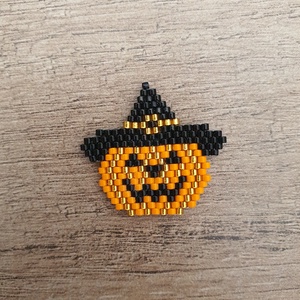 Halloween tök hűtőmágnes - otthon & életmód - dekoráció - halloween - halloweeni dekoráció - Meska.hu