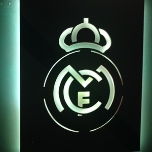 Real Madrid logo, világító falikép - Meska.hu