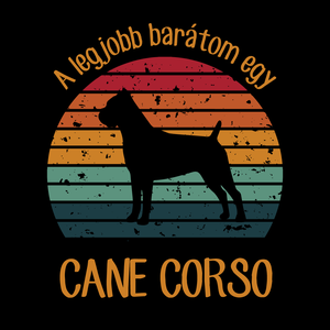 A legjobb barátom egy CANE CORSO - retró póló kutyagazdiknak - ruha & divat - női ruha - póló, felső - Meska.hu