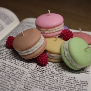 Macaron gyertyaválogatás, Otthon & Életmód, Gyertya, illat, aroma, Gyertya, Gyertya-, mécseskészítés, MESKA