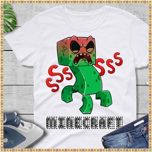 Vasalható matrica, minecraft, mérges creeper (065), Otthon & Lakás, Papír írószer, Matrica, matrica csomag, Mindenmás, MESKA