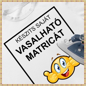 Készíts vasalható matricát képküldéssel online!, Otthon & Lakás, Papír írószer, Matrica, matrica csomag, Mindenmás, MESKA