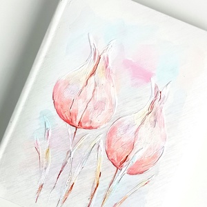 Tulipános fotóalbum 13x18 cm-es fotóknak - esküvő - emlék & ajándék - album & fotóalbum - Meska.hu