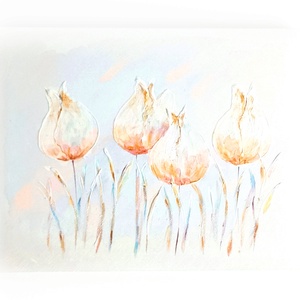 Fotóalbum tulipánokkal 33x25 cm, Otthon & Életmód, Papír írószer, Album & Fotóalbum, Könyvkötés, MESKA