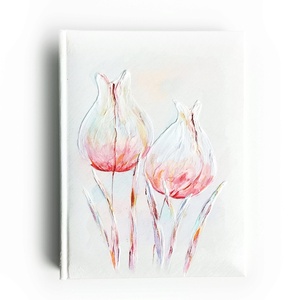 Tulipános fotóalbum 13x18 cm-es fotóknak, Esküvő, Emlék & Ajándék, Album & Fotóalbum, Könyvkötés, Festészet, MESKA