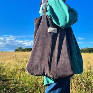 Bársony totebag táska, Táska & Tok, Kézitáska & válltáska, Nagy pakolós táska, Varrás, MESKA