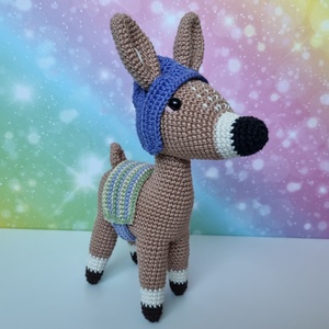 Horgolt őzike amigurumi, Játék & Sport, Plüssállat & Játékfigura, Más figura, Horgolás, MESKA